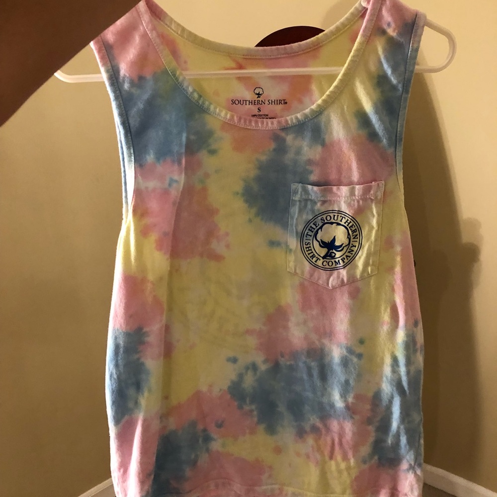 Southern shirt co tie dye tank